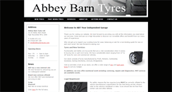 Desktop Screenshot of abbeybarntyres.com